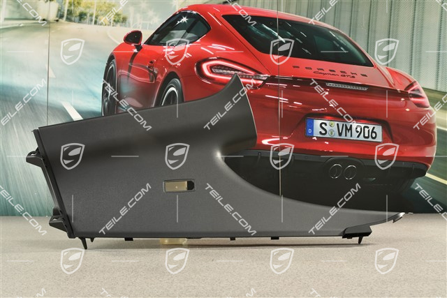 Verkleidung, C-Säule, oben, Schwarz, L