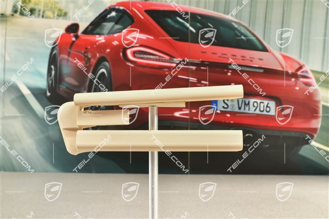 Front seat rail cover, rear, Cream, L