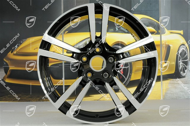 20" Felgensatz Turbo II, 9,5J x 20 ET65 + 11J x 20 ET68, schwarz hochglanz