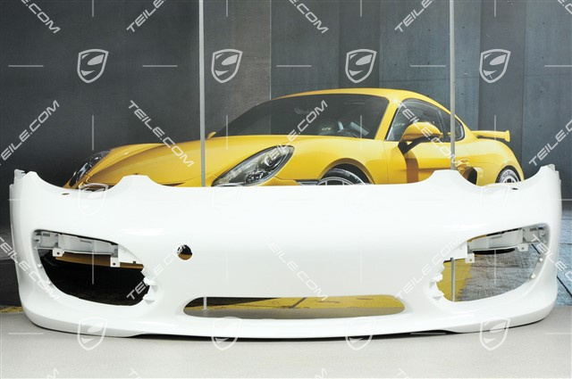 Front bumper, with headlight washer system, super-hot country, facelift 2009-