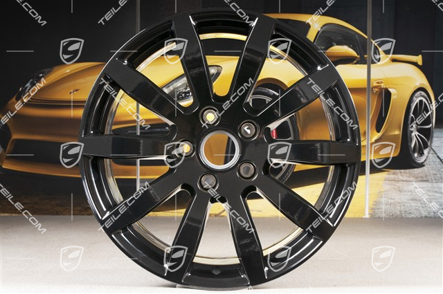 19" Cayenne S Felge, 8,5J x 19 ET47, schwarz hochglanz