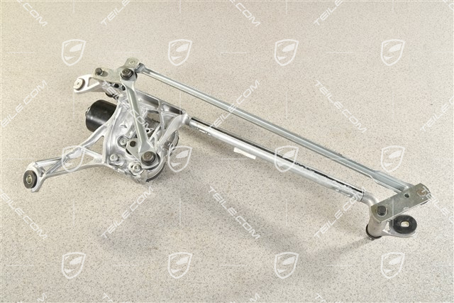 Windscreen wiper system / complete crank drive