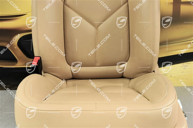 Sitz, elektr. einstellbar, leder, Luxorbeige, L