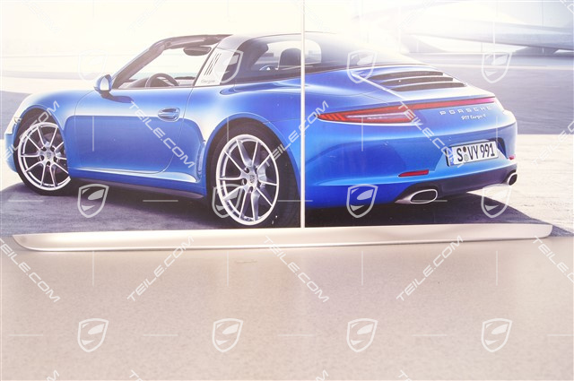 Rear lid trim / moulding, Aluminium package, Galvano Silver