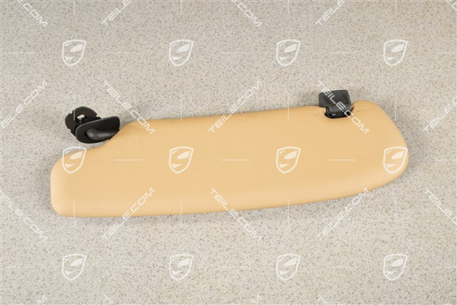 Osłona przeciwsłoneczna, skóropodobna, Sand beige, R