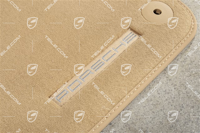 Fussmatten Satz, Velours, Luxorbeige