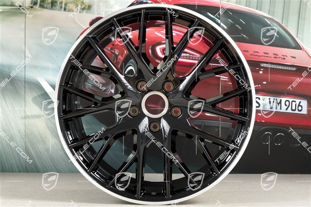 21" Felga Panamera Sport Design, 11,5J x 21 ET69, czarny Jet Black metallic