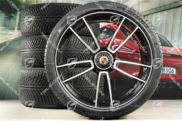 20/21-inch Turbo S winter wheel set, central lock wheel rims 8,5J x 20 ET40 + 11J x 21 ET66 + Michelin winter tyres 245/35 R20 + 305/30 R21
