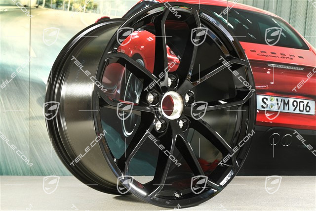 20-inch SPYDER wheel rim, 10,5J x 20 ET47, black high gloss