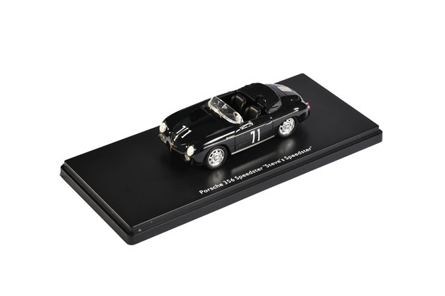 Porsche 356 Speedster #71 Steve's Speedster / Mc Queen, black, Schuco, scale 1:43