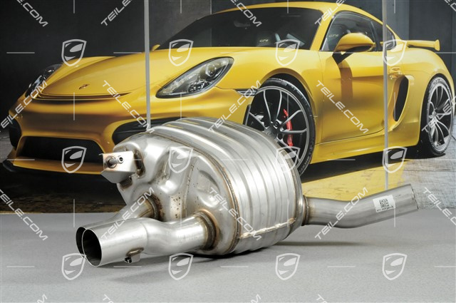 Rear silencer, Panamera Diesel, L Rear silencer, Panamera Diesel, L