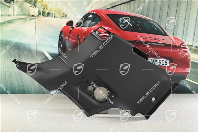 Cabrio, Tapicerka tylna skórzana, czarna,  R