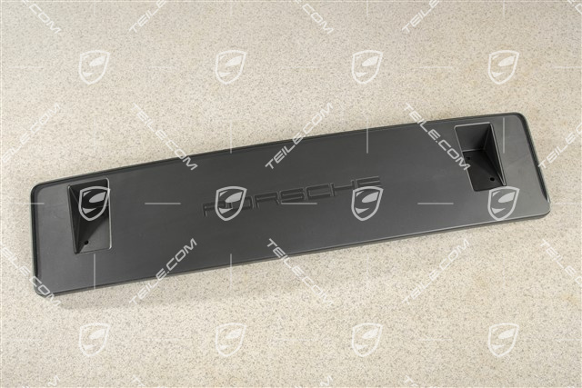 Podstawa tablicy rejestracyjnej, duża, czarna, Sport Design Package