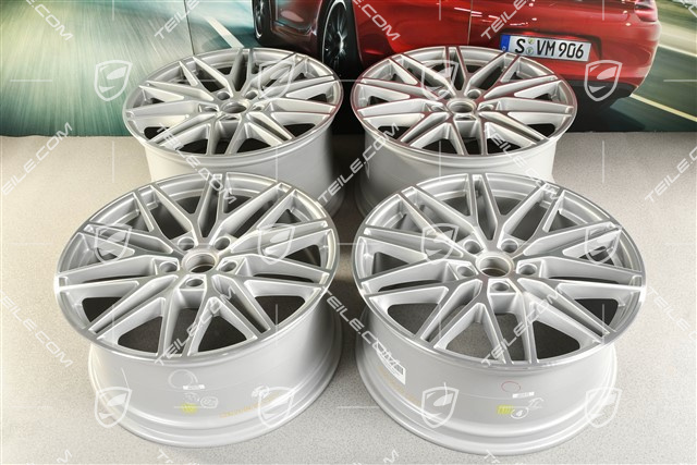 21" Komplet felg Cayenne RS Spyder Design, 11J x 21 ET49 + 9,5J x 21 ET46
