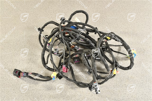 Wiring harness front bumper, pedestrian protection standard