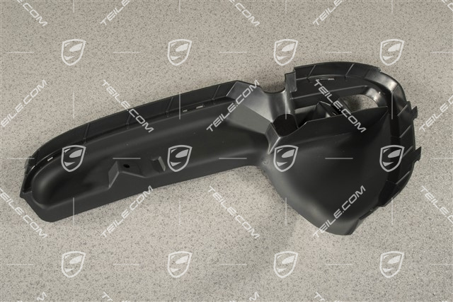 Air duct / guide / 4,8L Biturbo, Satin black, R