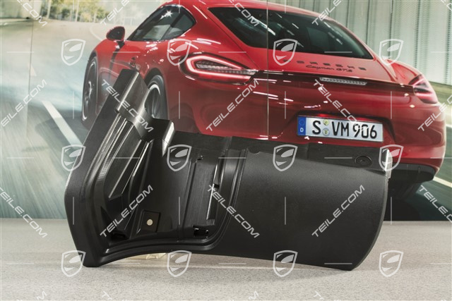 Spoiler / Verkleidung / Blende, Hinten, Schwarz, L