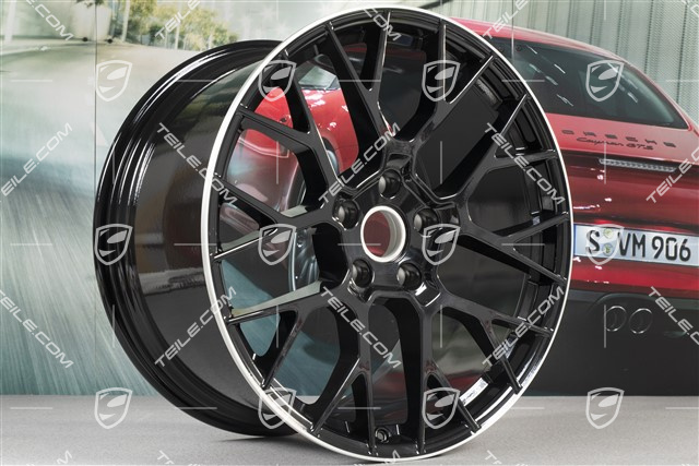 21" Felga RS Spyder, 11,5J x 21 ET67, czarny wysoki połysk
