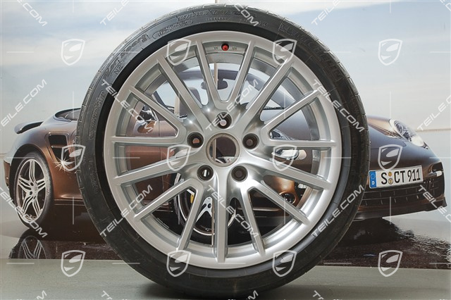 19-inch SportDesign summer wheel set, wheels 8J x 19 ET57 + 11J x 19 ET 51 + tyres 235/35 ZR 19 + 305/30 ZR 19