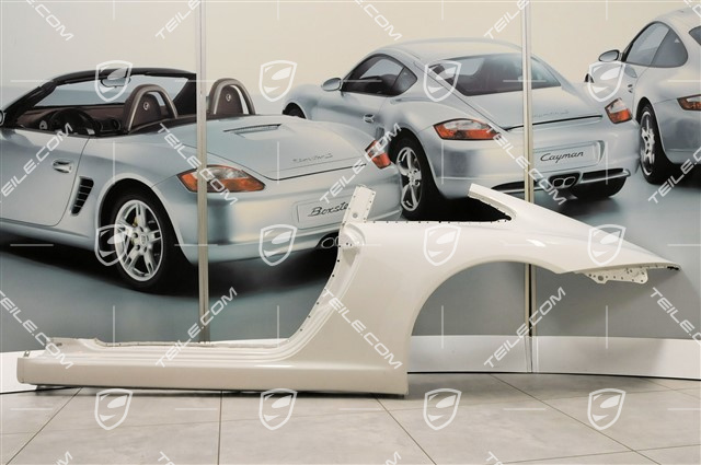 Błotnik tylny z progiem, coupé, C2/C2S, L