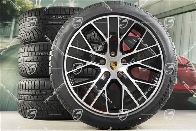 20-inch Turbo Aero winter wheel set, rims 9J x 20 ET54 + 11J x 20 ET60, Pirelli winter tyres 245/45 R20 + 285/40 R20