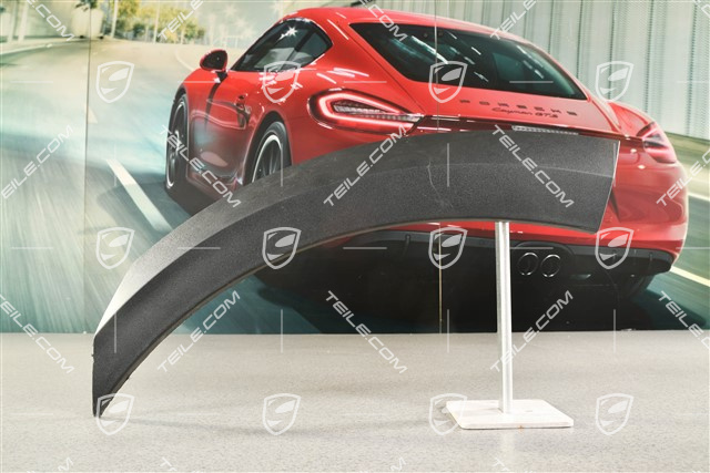 Dakar, Wheel arch extension /  flared wheel arches, rear bumper, Black matte, L