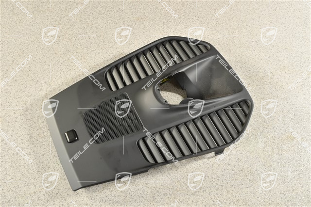 Schalttafelverkleidung Abdeckung mit Sport Chrono, mitte, oben, Schwarz