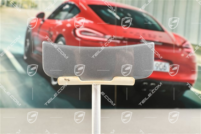 Rear spoiler cover trim, L