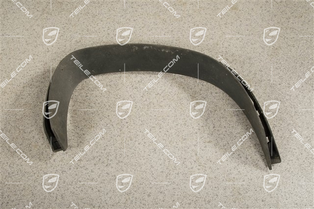 Rear bumper, exhaust system sports tail pipe cover trim, Black, R