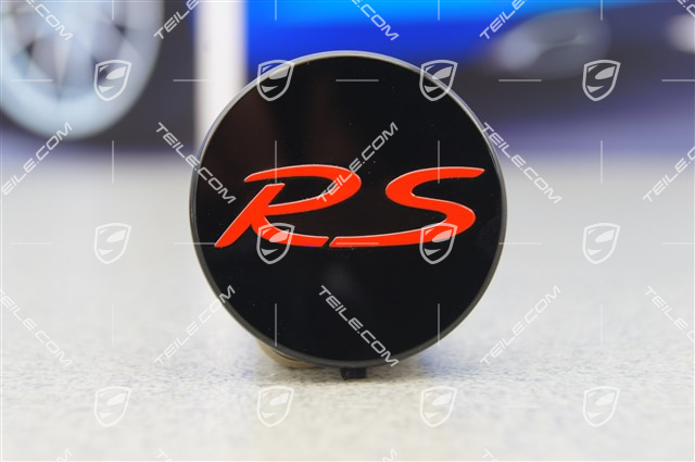 Hub cap, central locking, RS, logo red Hub cap, central locking, RS, logo red