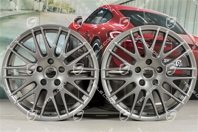20-inch RS Spyder wheel set, 9J x 20 ET57, Platinum satin-mat