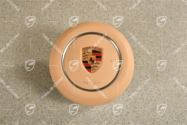 Steering wheel Airbag, leatherette, Luxor Beige
