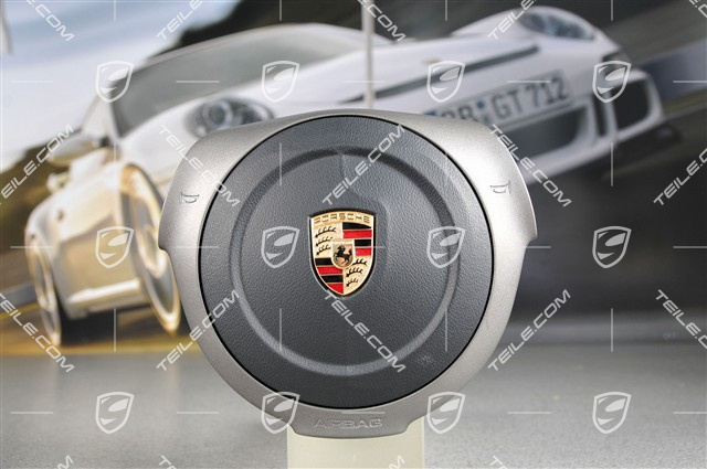 Airbag do sportowej kierownicy, plastikowy, czarny Airbag do sportowej kierownicy, plastikowy, czarny