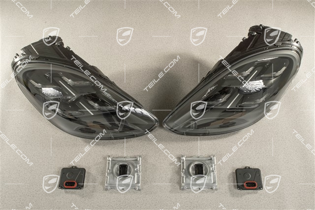 LED-Matrix Scheinwerfer PDLS Plus, Satz inkl. Steuergeräte, schwarz, L+R
