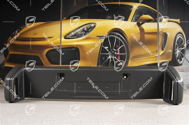 Rear bumper number / Licence plate support, V6, V8