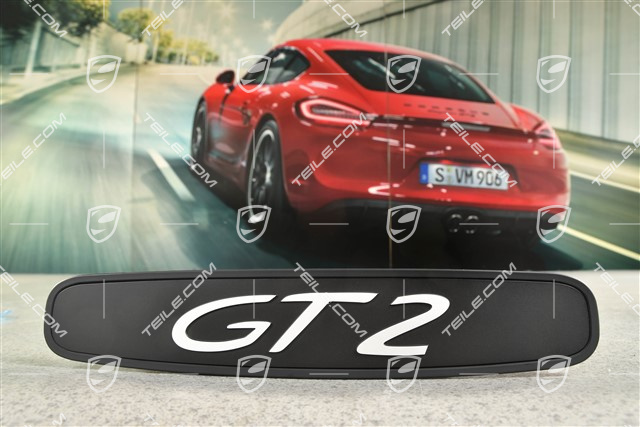Emblemat / napis tapicerki tylnej półki, GT2