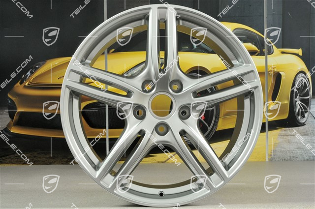20-inch wheel rim set Turbo, 10,5J x 20 ET71 + 9,5J x 20 ET71, for winter use, Brilliant chrome