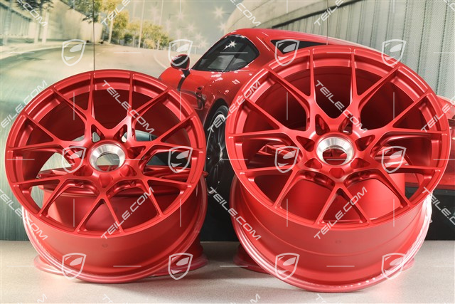 20"+21" GT3RS Felgen Satz, 10J x 20 ET45 + 13J x 21 ET31, Pyrored