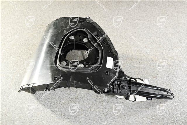Charging flap module, R