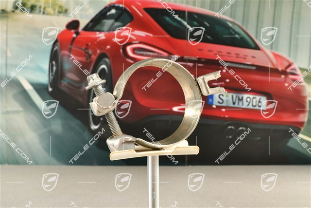 Exhaust system clamp that connects tailpipe to main muffler, 60mm