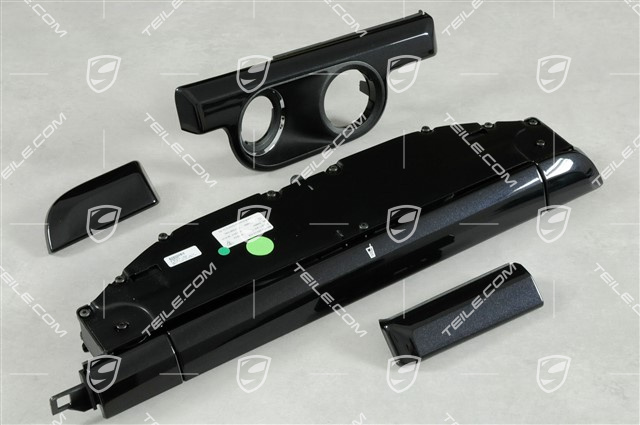 Set moulding, incl. support beverages, trim strip cupholder cover, painted, RHD, basalt black metallic Set moulding, incl. support beverages, trim strip cupholder cover, painted, RHD, basalt black metallic