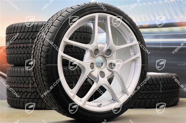 19" Winterräder, Carrera S II, Felgen 8J x 19 ET57 + 11J x 19 ET 51 + NEUE Winterreifen 235/35 R19 + 295/30 R19, RDK-Sensoren 433MHz