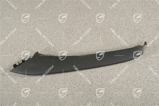 Disc / cover upper for front bumper retaining frame, Black, L