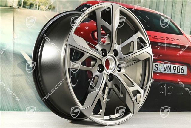 21" Wheel rim set Cross Turismo Design, 9,5J x 21 ET60 + 11,5J x 21 ET66, in Turbonite
