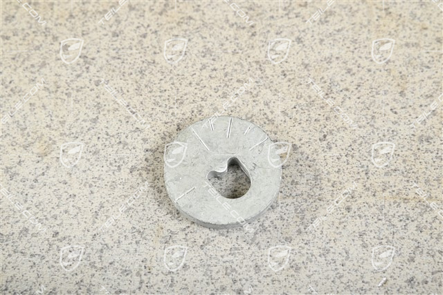 Podkładka mimośrodowa zawieszenia, geometria