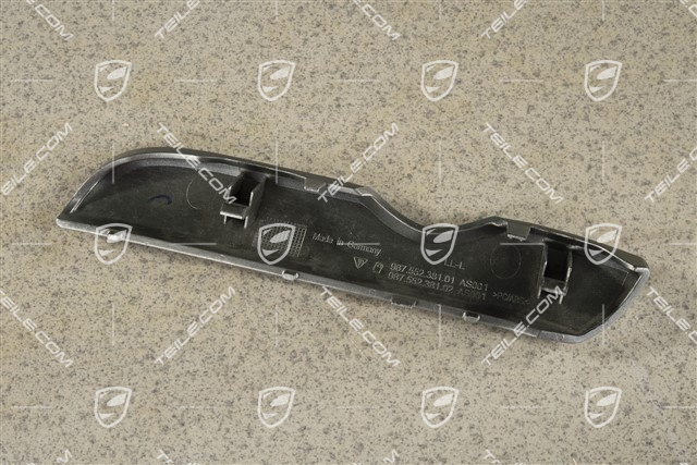 Dashboard trim moulding, Drivers side, L