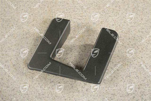 Tailgate hinge cover trim, Satin Black, L