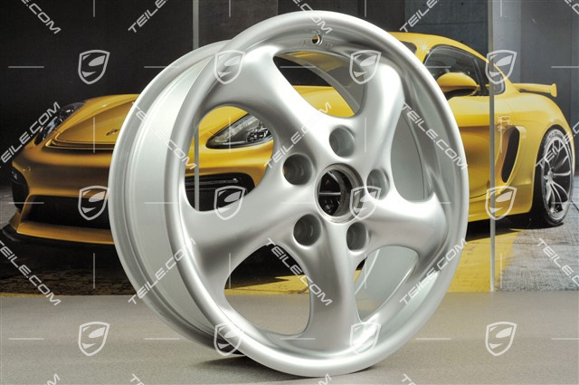 17" Komplet felg Carrera, 7J x 17 ET55 + 9J x 17 ET55