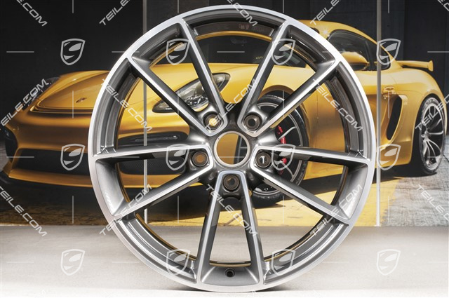 20-inch wheel rim Carrera Classic, 8,5J x 20 ET53, Titan
