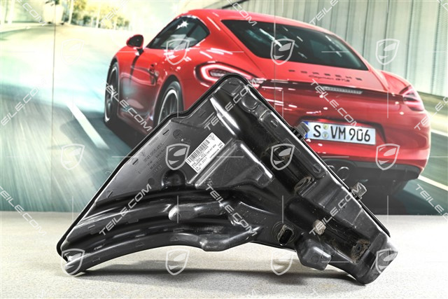 Windshield wash system reservoir / tank, with headlight cleaning system